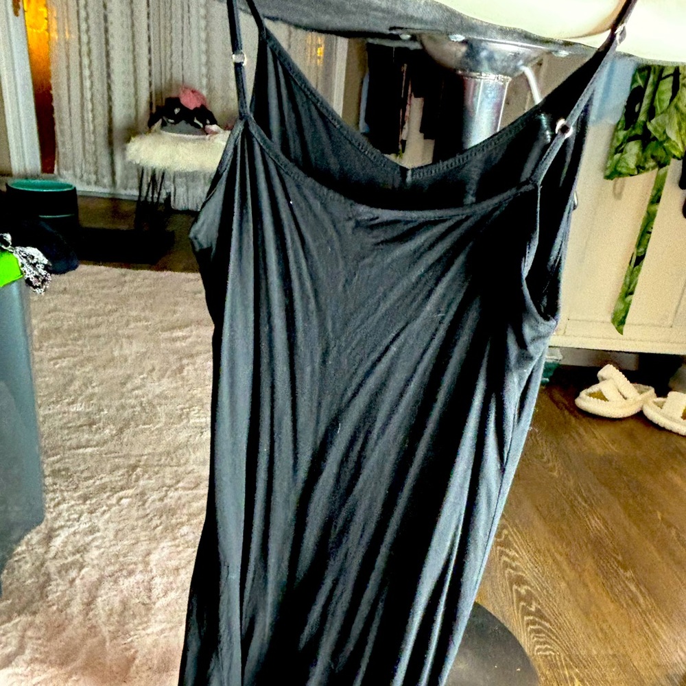 Little cotton black dress